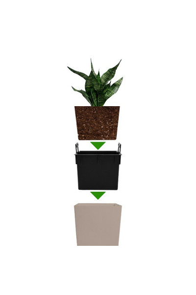 Кашпо для цветов Urbi Square DURS400-7529U (37/91,5 л) 2 предмета Кашпо для цветов Urbi Square DURS400-7529U (37/91,5 л) 2 предмета