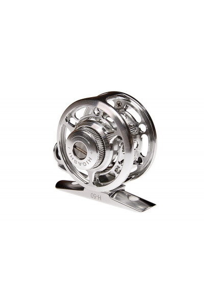 Катушка инерционная Higashi H-50 Silver Катушка инерционная Higashi H-50 Silver