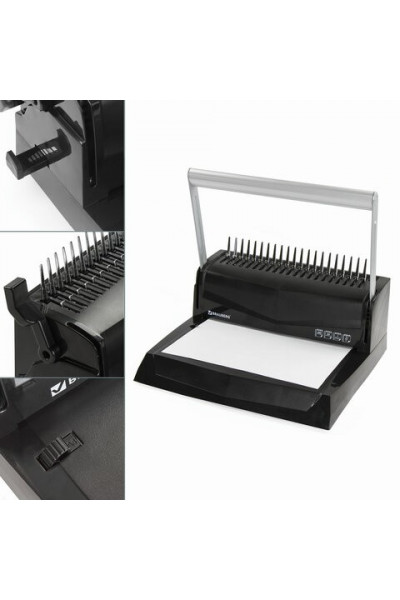 Переплетная машина для пластиковой пружины Brauberg B20 (530960) Переплетная машина для пластиковой пружины Brauberg B20 (530960)