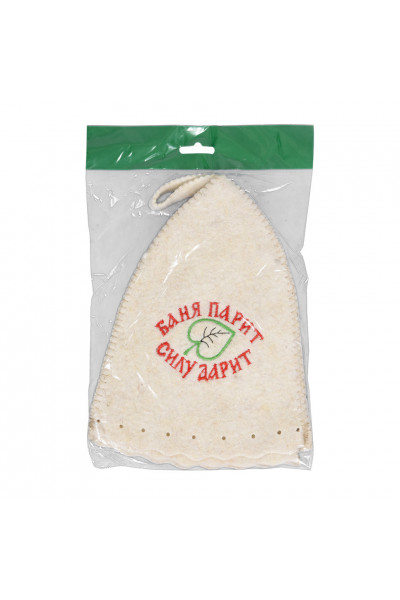 Шапка для бани Hot Pot Баня парит силу дарит (войлок) 41169 Шапка для бани Hot Pot Баня парит силу дарит (войлок) 41169