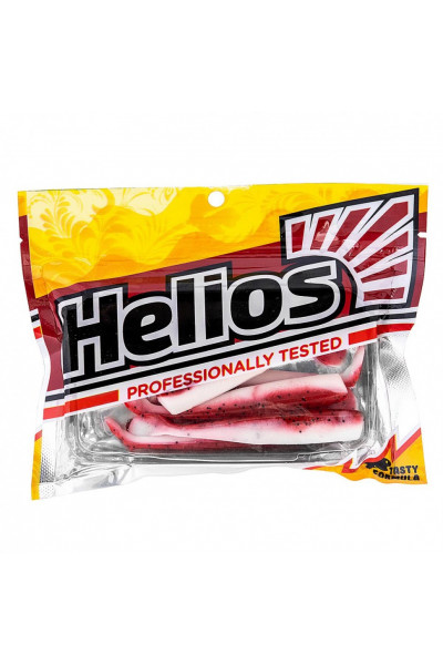 Виброхвост Helios Chebak 3,15/8 см, цвет Red & White 7 шт HS-3-003 Виброхвост Helios Chebak 3,15/8 см, цвет Red & White 7 шт HS-3-003