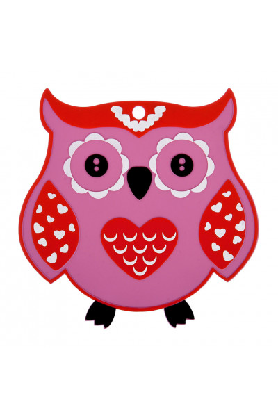 Набор кулинарный Marmiton Сова силикон (подставка + лопатка) 17247 Набор кулинарный Marmiton Сова силикон (подставка + лопатка) 17247