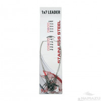 Поводок сталь Namazu D0,36 мм, 25 см, до 16 кг 5 шт N-17LS36-25L