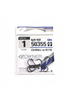 Крючок Owner Chinu w/eye BC №1 (8 шт)