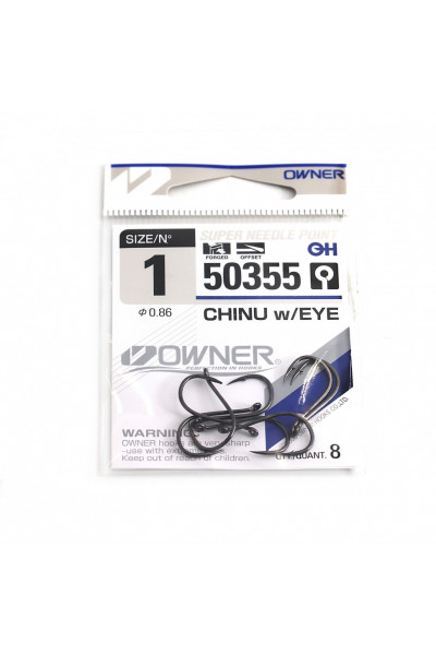 Крючок Owner Chinu w/eye BC №1 (8 шт)