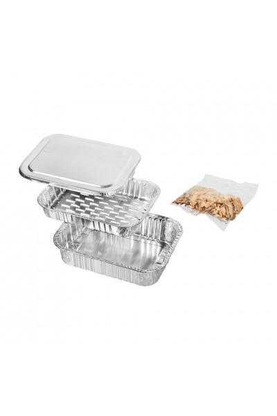 Коптильня одноразовая BOYSCOUT 20х15 см (ольховая щепа, соль, черный перец) 61278 Коптильня одноразовая BOYSCOUT 20х15 см (ольховая щепа, соль, черный перец) 61278