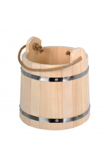 Ведро для бани Банные Штучки С легким паром, липа 9 л 31096