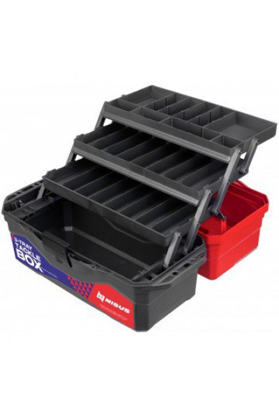 Ящик для снастей Nisus Tackle Box трехполочный красный N-TB-3-R Ящик для снастей Nisus Tackle Box трехполочный красный N-TB-3-R
