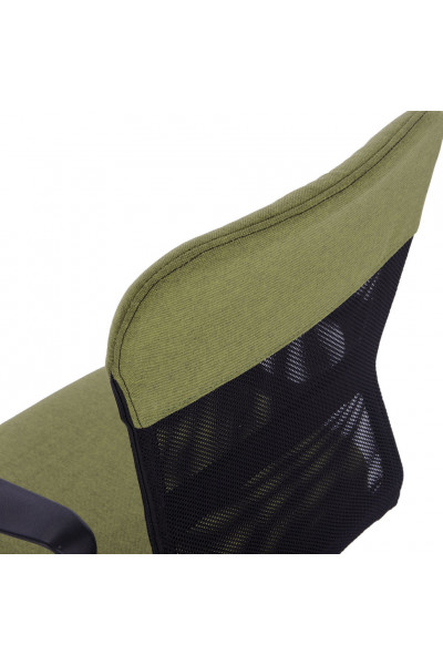 Кресло офисное компактное Brabix Jet MG-315 сетка/ткань, зеленое 531841 Кресло офисное компактное Brabix Jet MG-315 сетка/ткань, зеленое 531841