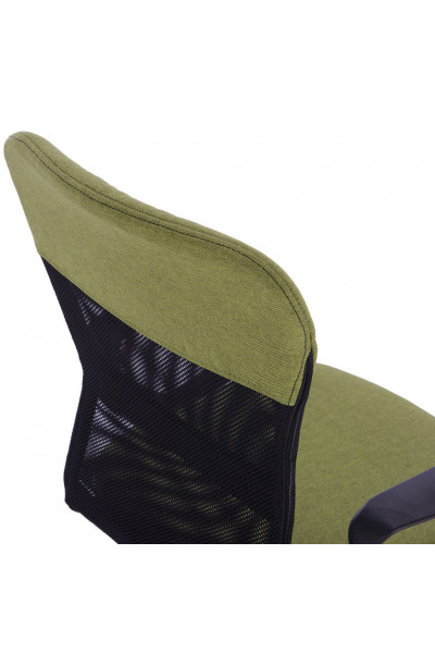 Кресло офисное компактное Brabix Jet MG-315 сетка/ткань, зеленое 531841 Кресло офисное компактное Brabix Jet MG-315 сетка/ткань, зеленое 531841