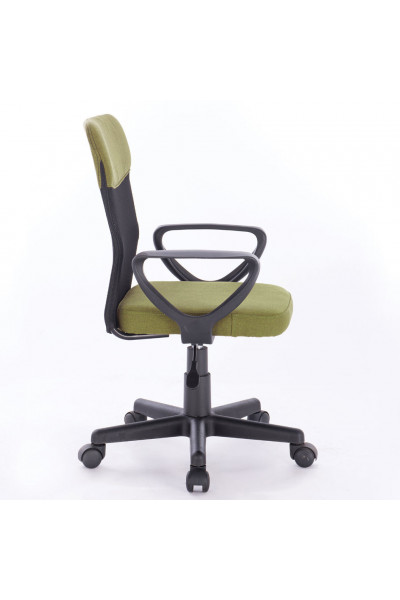 Кресло офисное компактное Brabix Jet MG-315 сетка/ткань, зеленое 531841 Кресло офисное компактное Brabix Jet MG-315 сетка/ткань, зеленое 531841