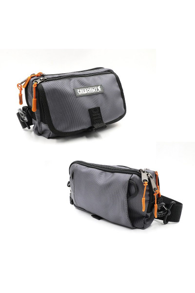 Сумка рыболовная Следопыт Street Fishing MultiLock S-Pouch, 13,5х22х8 см, цв. серый PF-BBK-08