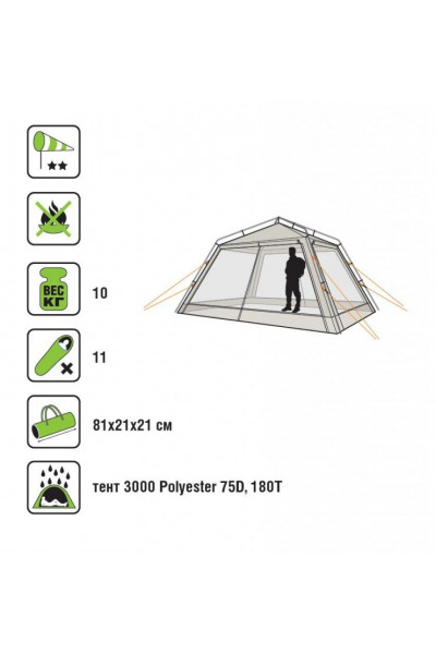 Тент-шатер Canadian Camper Zodiac Plus royal (со стенками) Тент-шатер Canadian Camper Zodiac Plus royal (со стенками)