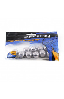 Груз Чебурашка сплющенный разборный Яман 20 шт - 22 гр Я-ГЧСР-22-20