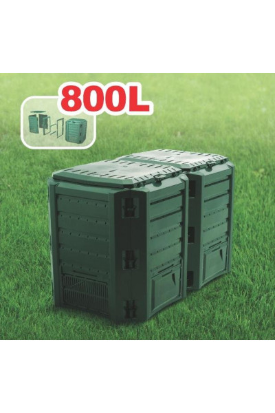 Компостер садовый 800л Module IKSM800Z-G851 зеленый Компостер садовый 800л Module IKSM800Z-G851 зеленый