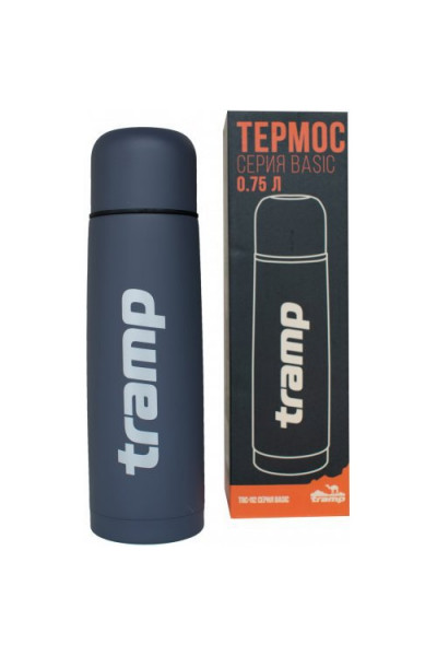 Термос Tramp 0,75 л серый TRC-112