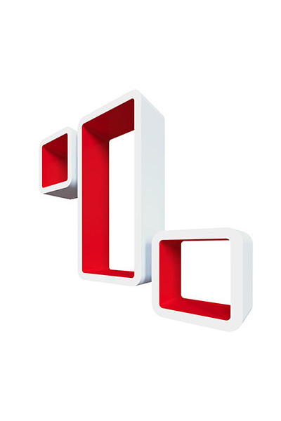 Комплект открытых полок на стену Qwerty Рио 72004 Комплект открытых полок на стену Qwerty Рио 72004