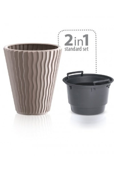 Кашпо для цветов Sandy DBSP400-7529U 2 предмета Кашпо для цветов Sandy DBSP400-7529U 2 предмета
