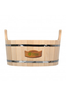 Ушат шайка для бани Банные Штучки С легким паром, липа 20 л 31131