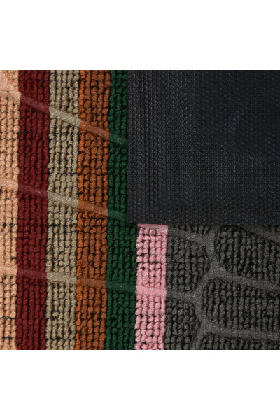 Коврик придверный Vortex Comfort полукруг 45х75 см серый 22387 Коврик придверный Vortex Comfort полукруг 45х75 см серый 22387