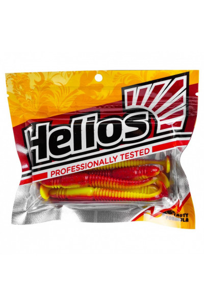 Виброхвост Helios Minoga 3,75/9.5 см, цвет Red Lemon 5 шт HS-17-050 Виброхвост Helios Minoga 3,75/9.5 см, цвет Red Lemon 5 шт HS-17-050