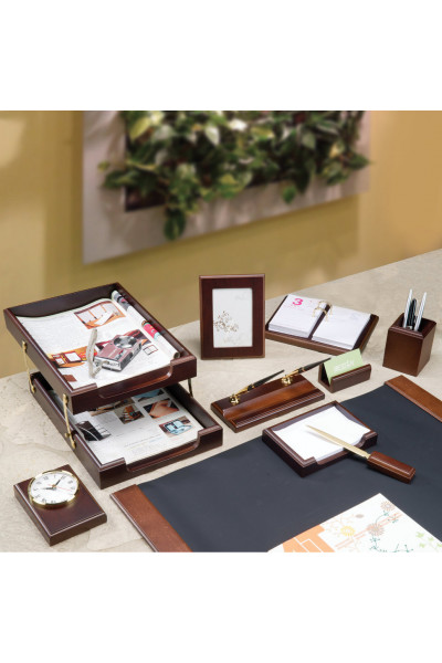 Настольный набор из дерева Bestar Artemis МДФ 10 предметов 236357 Настольный набор из дерева Bestar Artemis МДФ 10 предметов 236357