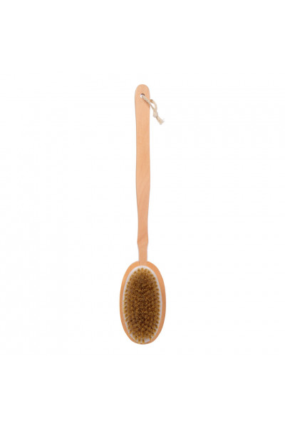 Щетка массажная для тела Банные Штучки двусторонняя с импульсным массажером 42 см 40049 Щетка массажная для тела Банные Штучки двусторонняя с импульсным массажером 42 см 40049