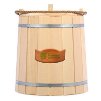 Ведро для бани с крышкой Банные Штучки липа 18 л 3370