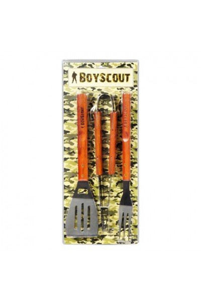 Набор для гриля Boyscout 61318 (вилка,лопатка,щипцы) Набор для гриля Boyscout 61318 (вилка,лопатка,щипцы)