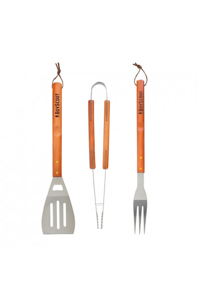 Набор для гриля Boyscout 61318 (вилка,лопатка,щипцы) Набор для гриля Boyscout 61318 (вилка,лопатка,щипцы)