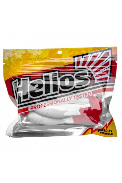 Виброхвост Helios Chubby 3,55/9 см, цвет White RT 5 шт HS-4/1-003 Виброхвост Helios Chubby 3,55/9 см, цвет White RT 5 шт HS-4/1-003