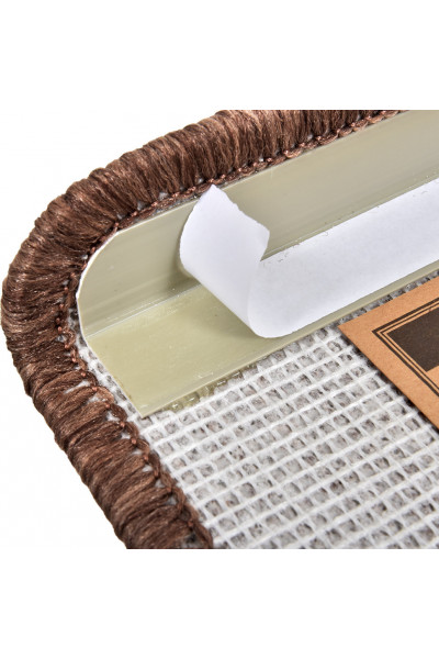 Коврик на ступеньку Vortex 25х65 см коричневый 27001 Коврик на ступеньку Vortex 25х65 см коричневый 27001