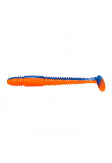 Виброхвост Helios Minoga 3,75"/9.5 см, цвет Star Blue & Orange 5 шт HS-17-044