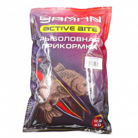 Прикормка Yaman Active Bite Лещ (шоколад), цв. коричневый, 900 г Y-AB-08
