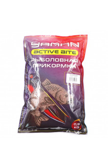 Прикормка Yaman Active Bite Лещ (шоколад), цв. коричневый, 900 г Y-AB-08