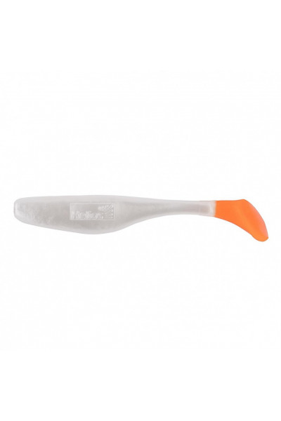 Виброхвост Helios Vigor 3,75/9.5 см, цвет Pearl & Orange 7 шт HS-6-019