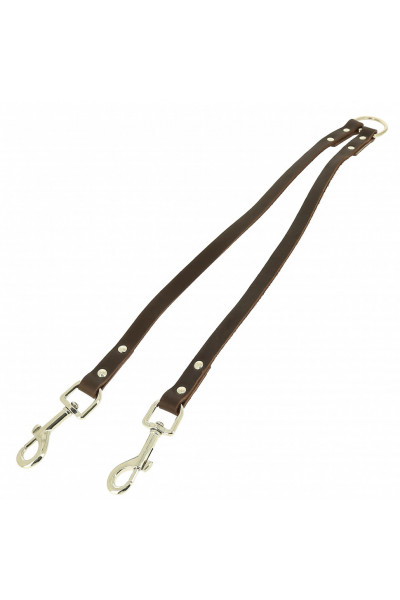 Сворка кожаная Каскад 1,5 см, длина 0,4 м