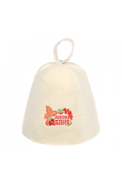 Шапка для бани Банные Штучки Добрая баня 41014 Шапка для бани Банные Штучки Добрая баня 41014