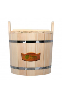 Запарник с крышкой Банные Штучки С легким паром, липа 15 л 31136
