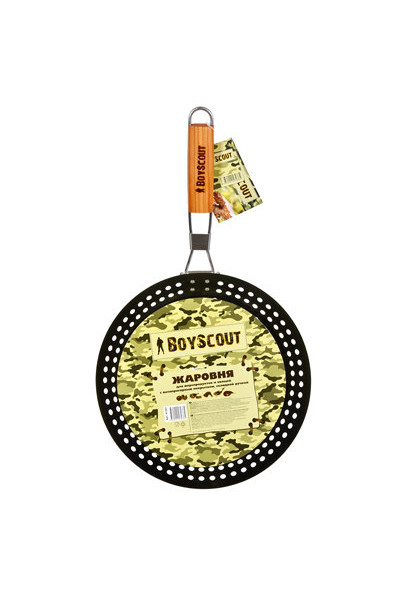 Жаровня антипригарная Boyscout со складной ручкой (61261) Жаровня антипригарная Boyscout со складной ручкой (61261)