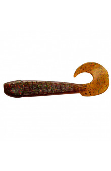 Твистер Helios Long Hybrid 3,55"/9,0 см, цвет Star Oil 7 шт HS-15-042