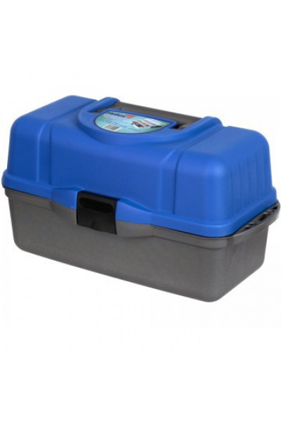 Ящик рыболовный трехполочный Helios синий