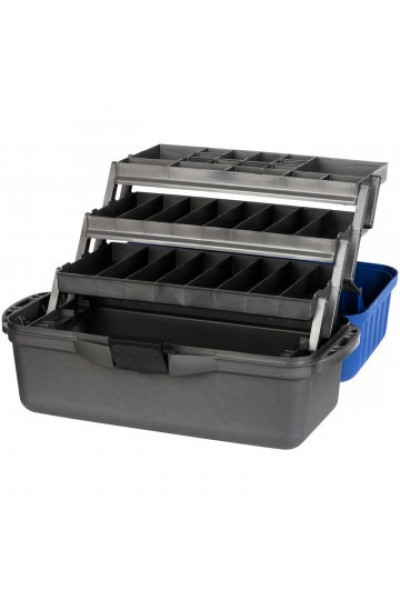 Ящик рыболовный трехполочный Helios синий