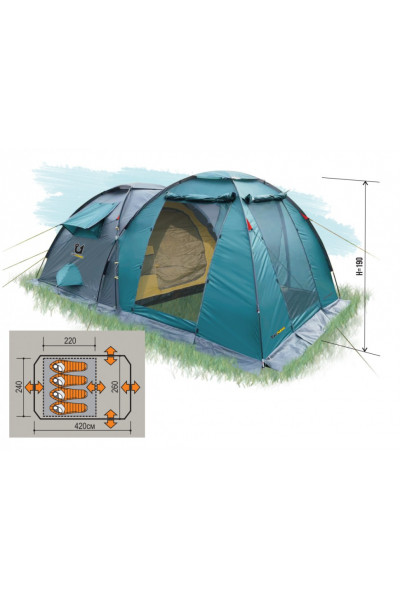 Палатка TauMANN River Grand 4