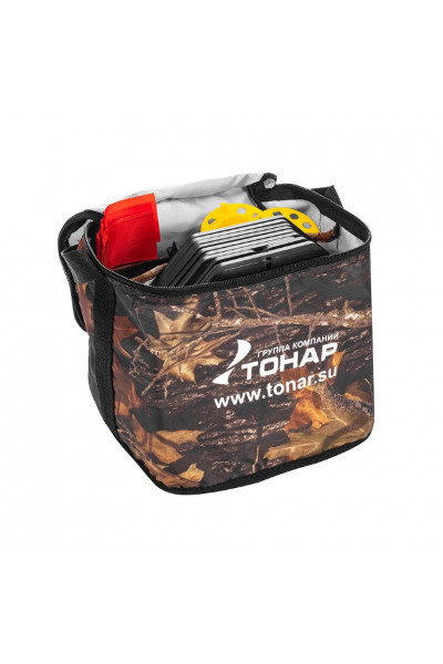 Набор жерлиц оснащенных 10 шт Тонар ЖЗО-04 в сумке, подставка 185, катушка 63 мм Набор жерлиц оснащенных 10 шт Тонар ЖЗО-04 в сумке, подставка 185, катушка 63 мм