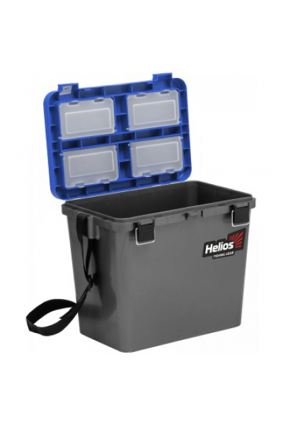 Ящик для зимний рыбалки Helios односекционный 19л HS-IB-19-GB-1 Ящик для зимний рыбалки Helios односекционный 19л HS-IB-19-GB-1