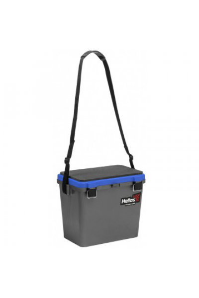 Ящик для зимний рыбалки Helios односекционный 19л HS-IB-19-GB-1 Ящик для зимний рыбалки Helios односекционный 19л HS-IB-19-GB-1