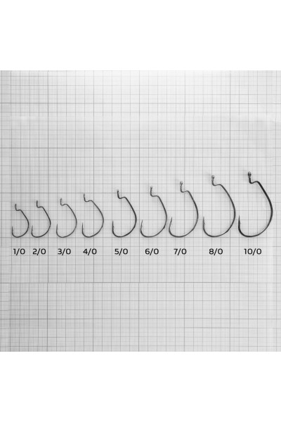 Крючок офсетный Helios B-93 №6/0 цвет BC (5 шт) HS-B-93-6/0 Крючок офсетный Helios B-93 №6/0 цвет BC (5 шт) HS-B-93-6/0