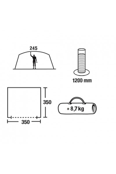 Шатер туристический Green Glade Rodos Шатер туристический Green Glade Rodos