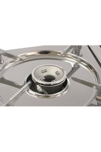 Газовая плитка Следопыт DeluxE PF-GST-N03 с подогревом Газовая плитка Следопыт DeluxE PF-GST-N03 с подогревом